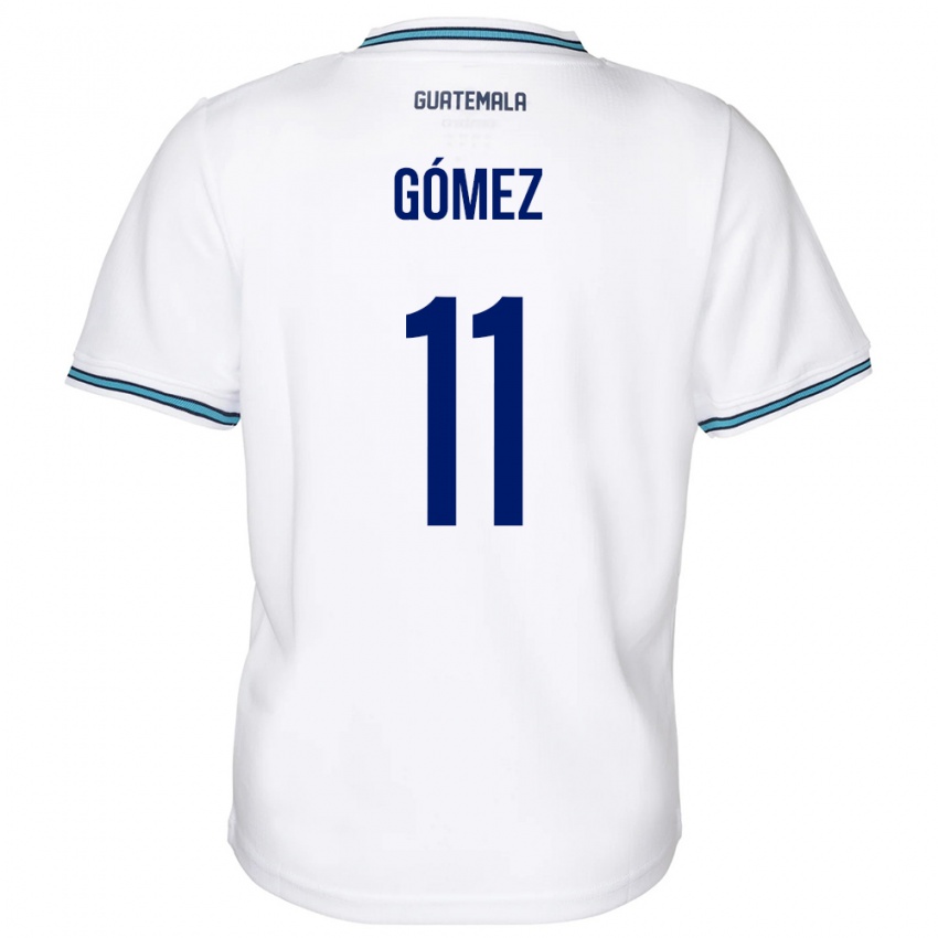 Herren Guatemala Savianna Gómez #11 Weiß Heimtrikot Trikot 24-26 T-Shirt Schweiz