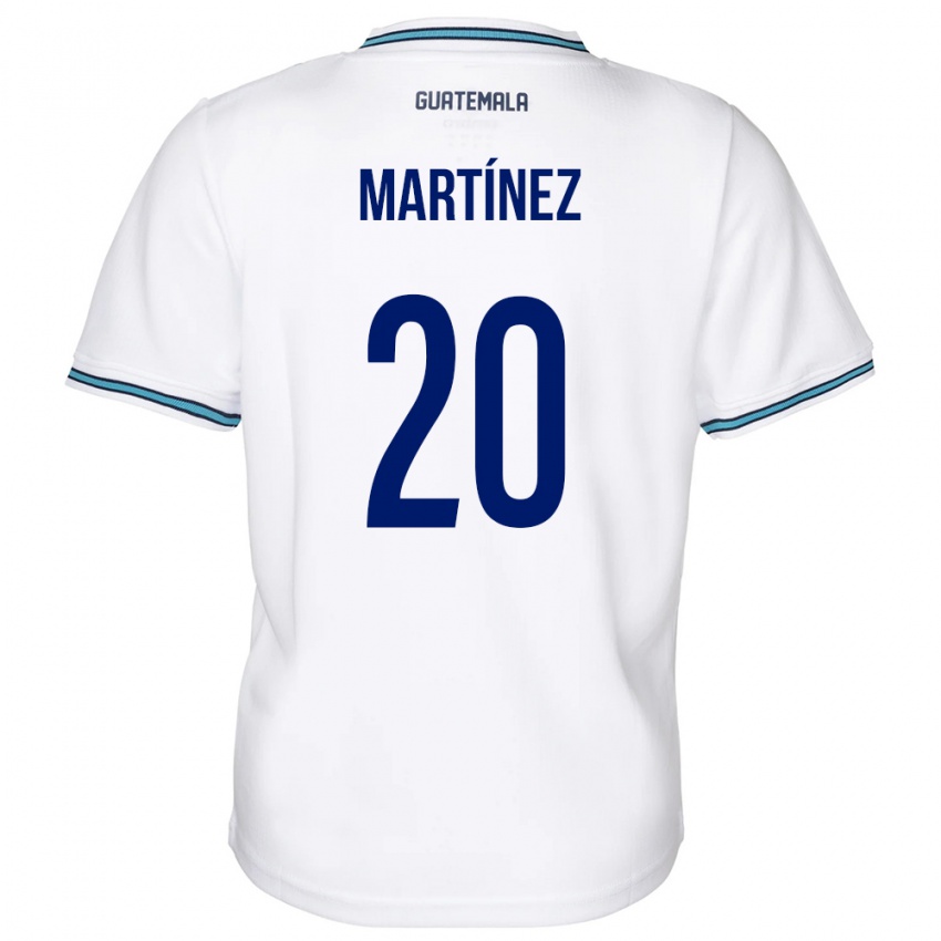 Herren Guatemala Ana Lucía Martínez #20 Weiß Heimtrikot Trikot 24-26 T-Shirt Schweiz