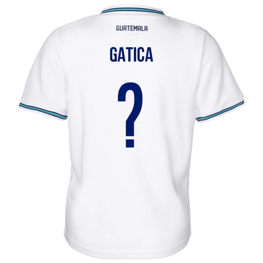 Herren Guatemala Celeste Gatica #0 Weiß Heimtrikot Trikot 24-26 T-Shirt Schweiz