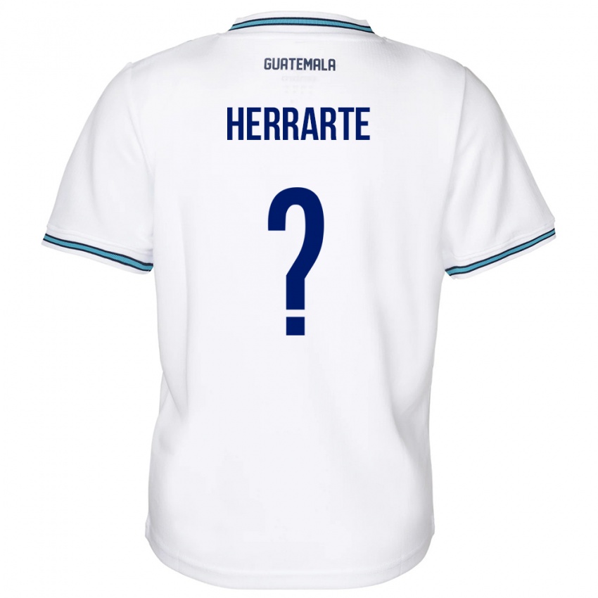 Herren Guatemala María Herrarte #0 Weiß Heimtrikot Trikot 24-26 T-Shirt Schweiz