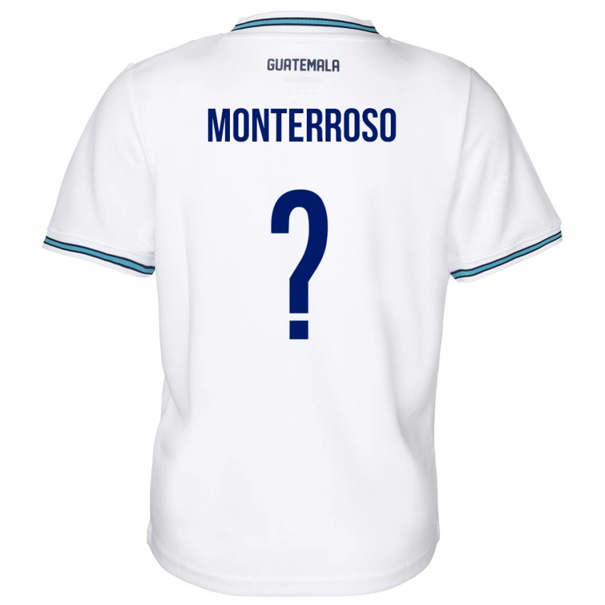 Herren Guatemala María Monterroso #0 Weiß Heimtrikot Trikot 24-26 T-Shirt Schweiz