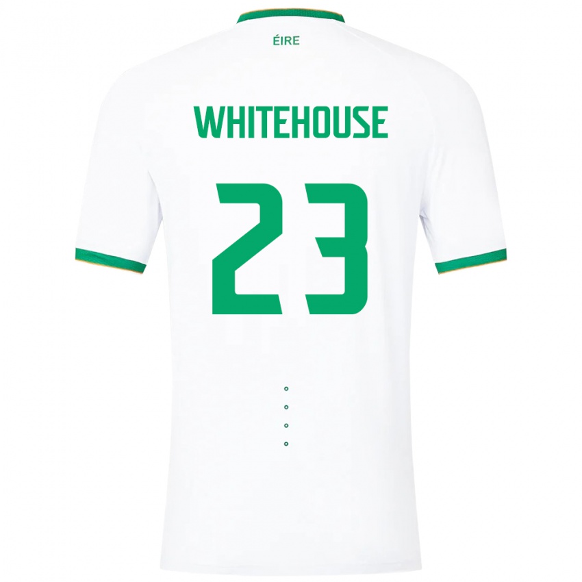 Herren Irische Sophie Whitehouse #23 Weiß Auswärtstrikot Trikot 24-26 T-Shirt Schweiz