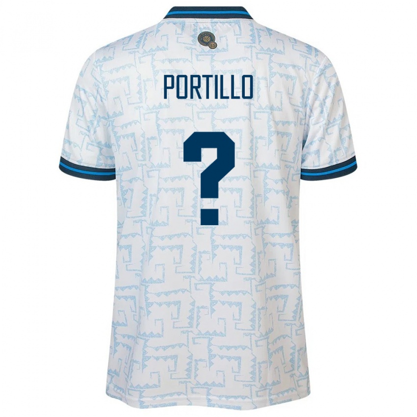 Herren El Salvador Cristian Portillo #0 Weiß Auswärtstrikot Trikot 24-26 T-Shirt Schweiz