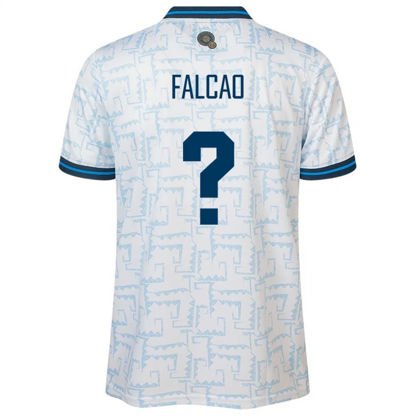 Homme Maillot Salvador Kiano Falcao #0 Blanc Tenues Extérieur 24-26 T-Shirt Suisse