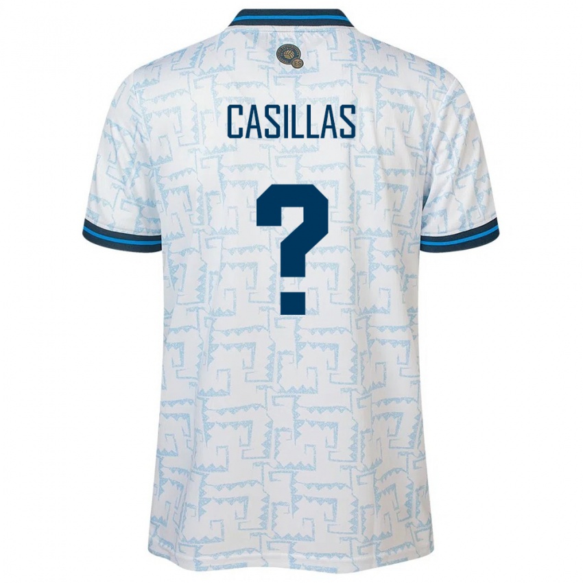 Homme Maillot Salvador Marcos Casillas #0 Blanc Tenues Extérieur 24-26 T-Shirt Suisse