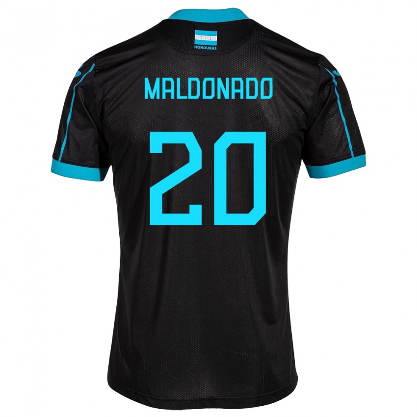 Herren Honduras Alessandro Maldonado #20 Schwarz Auswärtstrikot Trikot 24-26 T-Shirt Schweiz