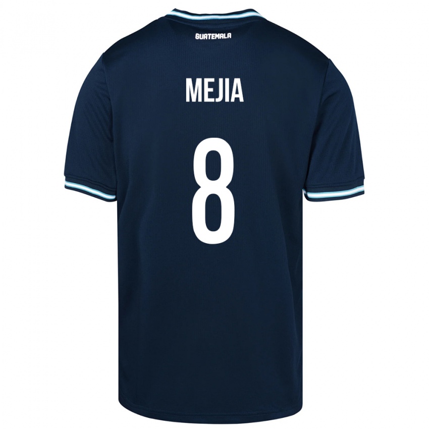 Herren Guatemala Robert Mejia #8 Blau Auswärtstrikot Trikot 24-26 T-Shirt Schweiz
