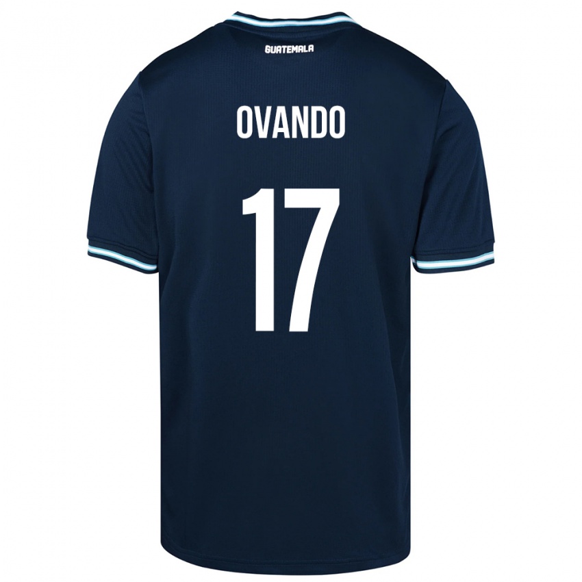 Herren Guatemala Sandra Ovando #17 Blau Auswärtstrikot Trikot 24-26 T-Shirt Schweiz