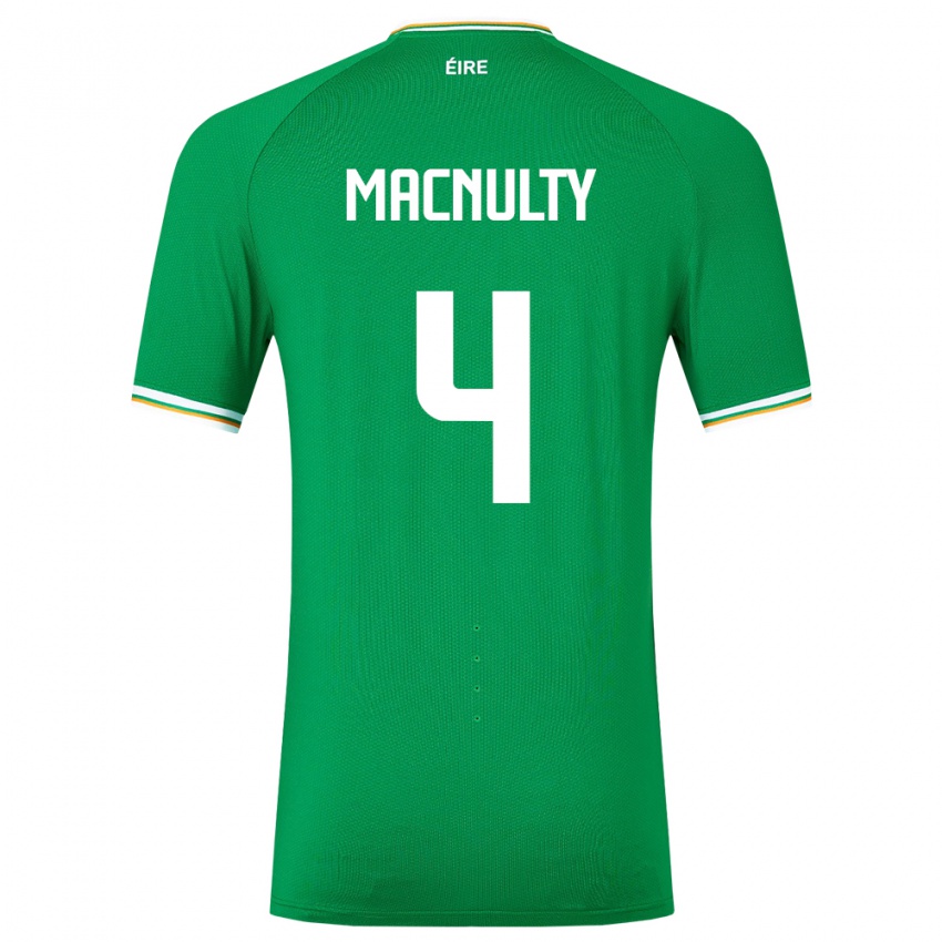 Damen Irische Anselmo García Macnulty #4 Grün Heimtrikot Trikot 24-26 T-Shirt Schweiz
