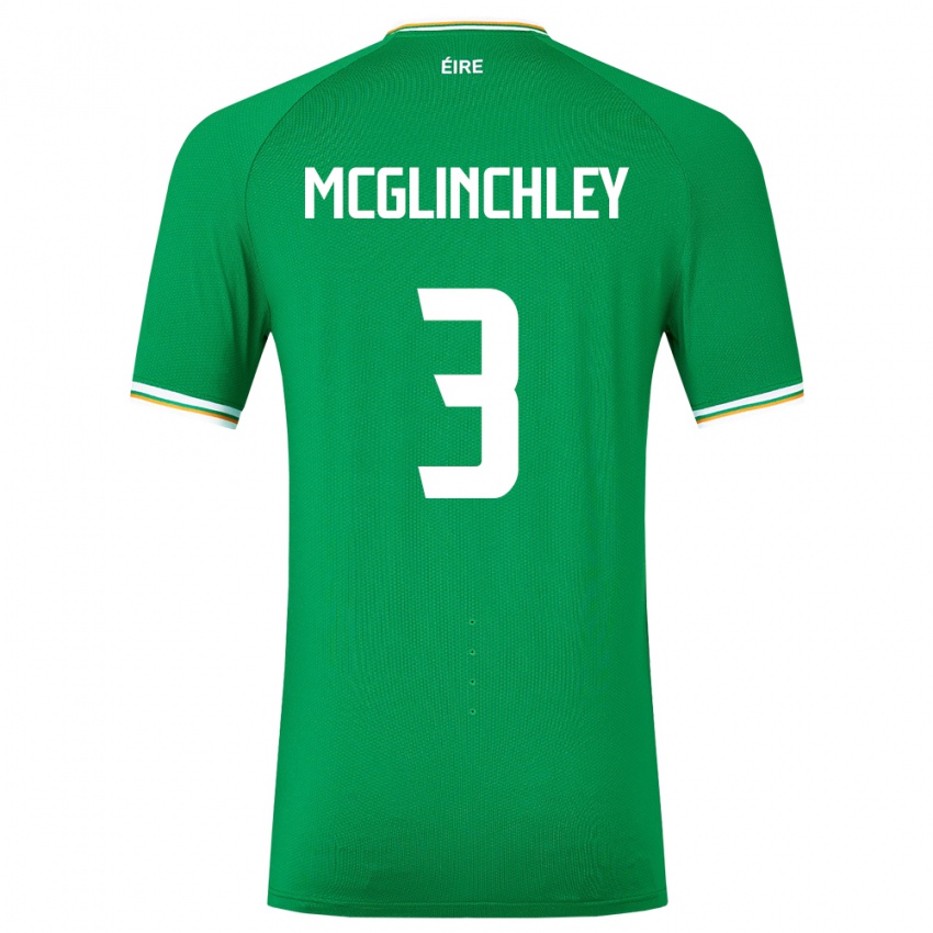 Damen Irische Harry Mcglinchley #3 Grün Heimtrikot Trikot 24-26 T-Shirt Schweiz