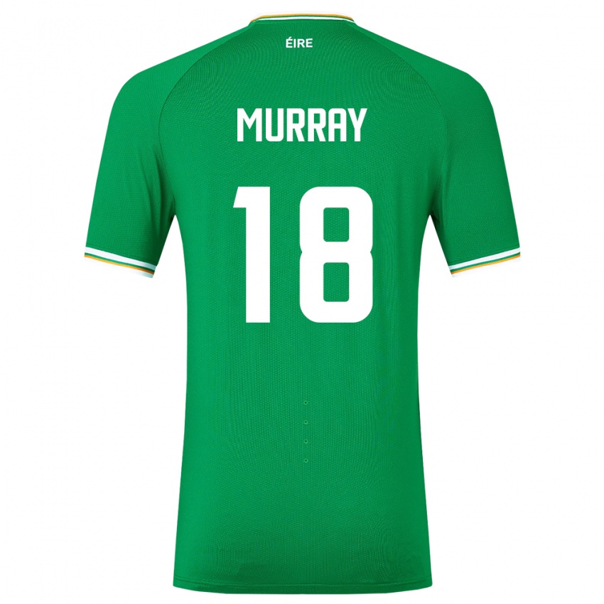 Damen Irische Matthew Murray #18 Grün Heimtrikot Trikot 24-26 T-Shirt Schweiz