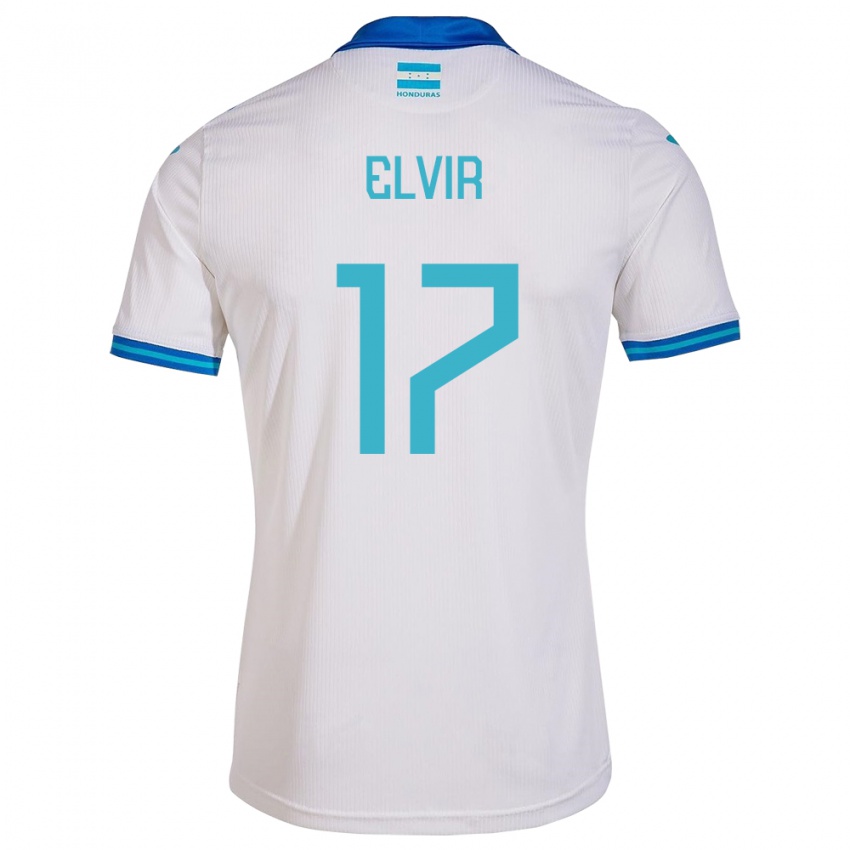 Damen Honduras Samuel Elvir #17 Weiß Heimtrikot Trikot 24-26 T-Shirt Schweiz