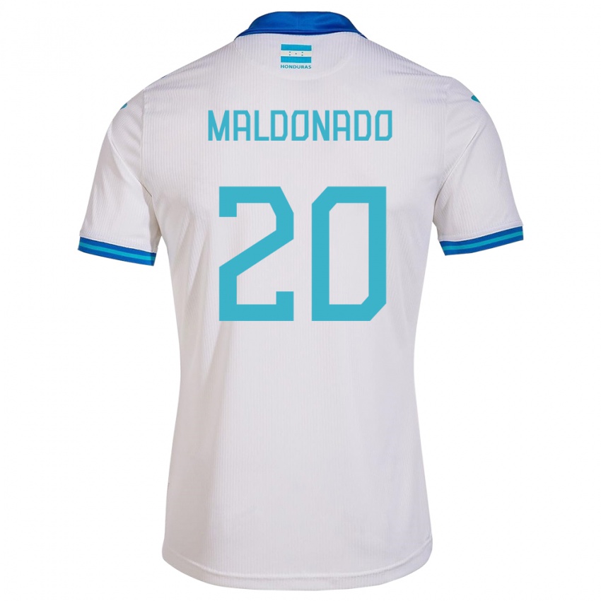 Damen Honduras Alessandro Maldonado #20 Weiß Heimtrikot Trikot 24-26 T-Shirt Schweiz