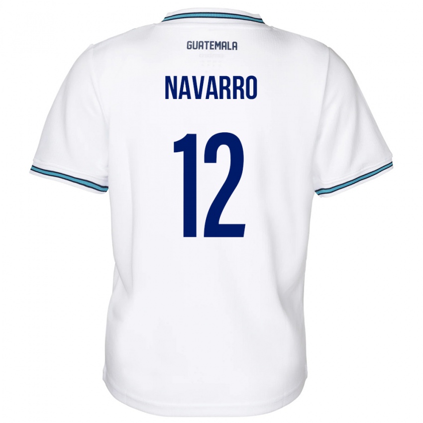 Damen Guatemala Kenderson Navarro #12 Weiß Heimtrikot Trikot 24-26 T-Shirt Schweiz
