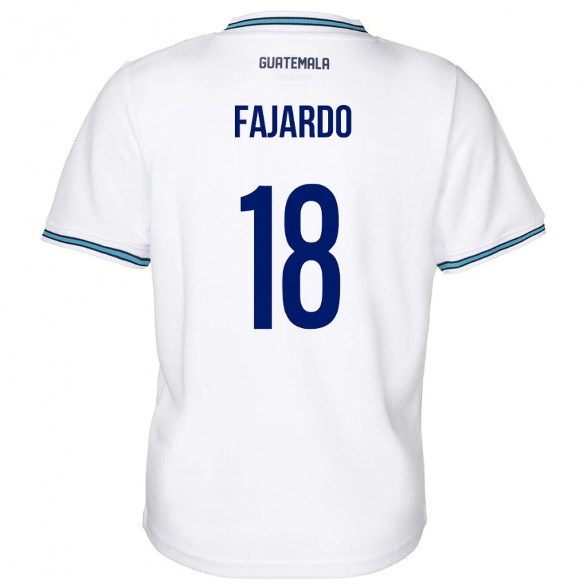 Damen Guatemala William Fajardo #18 Weiß Heimtrikot Trikot 24-26 T-Shirt Schweiz