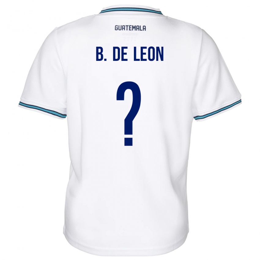 Damen Guatemala Brandon De Leon #0 Weiß Heimtrikot Trikot 24-26 T-Shirt Schweiz