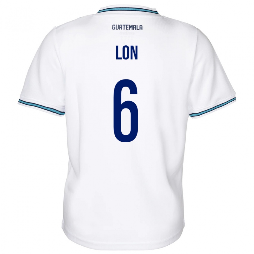 Damen Guatemala Ariel Lon #6 Weiß Heimtrikot Trikot 24-26 T-Shirt Schweiz