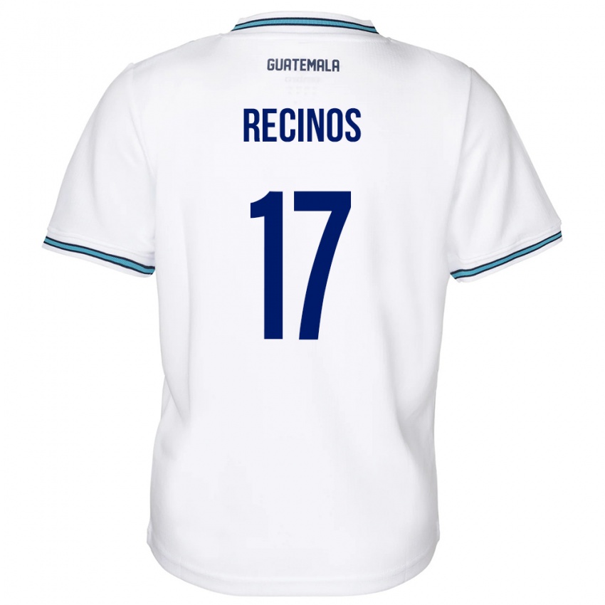 Damen Guatemala Antony Recinos #17 Weiß Heimtrikot Trikot 24-26 T-Shirt Schweiz