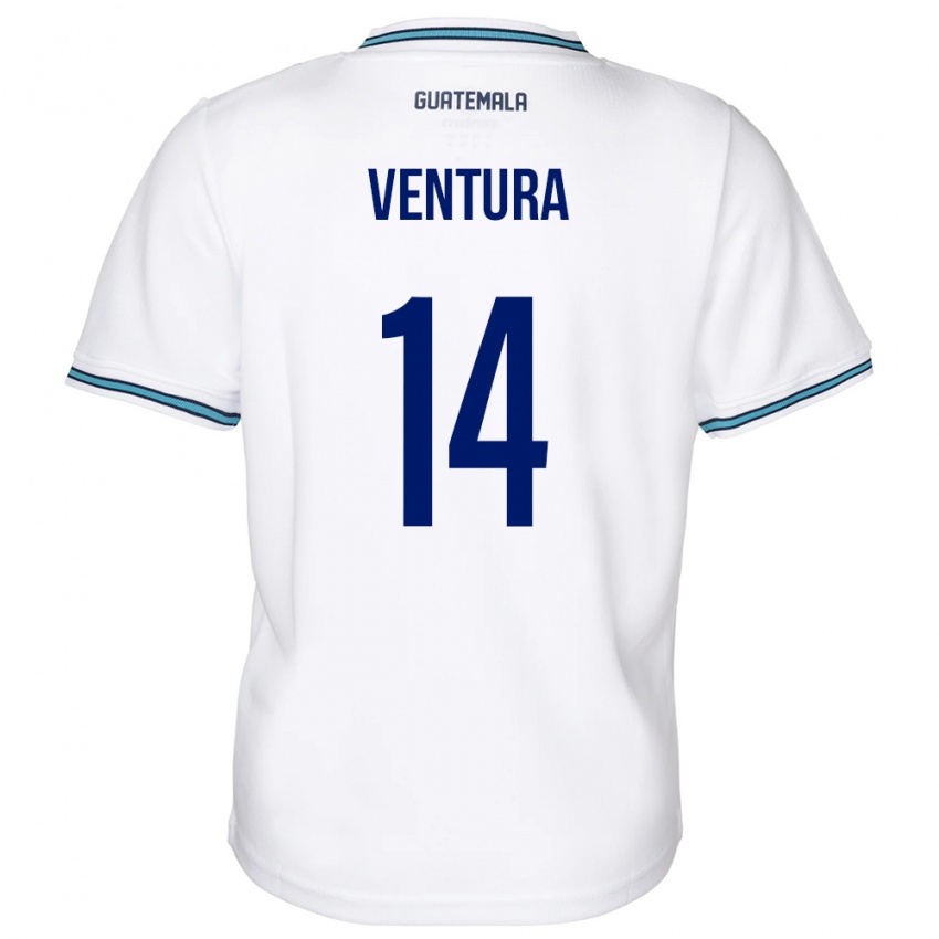 Damen Guatemala Madelyn Ventura #14 Weiß Heimtrikot Trikot 24-26 T-Shirt Schweiz