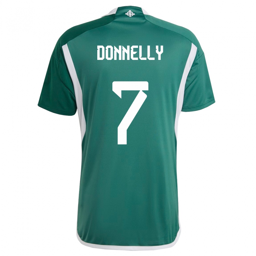 Damen Nordirland Caolan Donnelly #7 Grün Heimtrikot Trikot 24-26 T-Shirt Schweiz