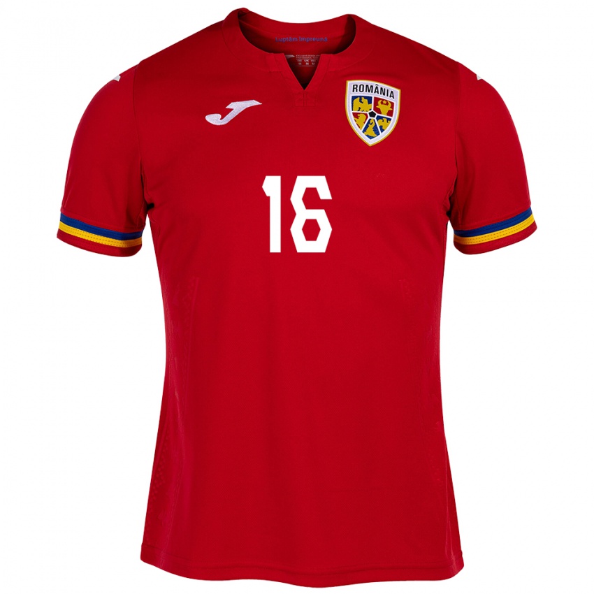 Damen Rumänische Ioana Bălăceanu #16 Rot Auswärtstrikot Trikot 24-26 T-Shirt Schweiz