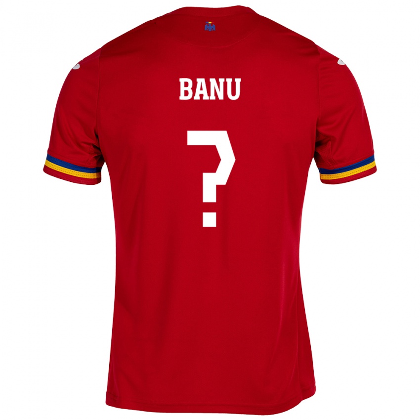 Damen Rumänische Luca Banu #0 Rot Auswärtstrikot Trikot 24-26 T-Shirt Schweiz