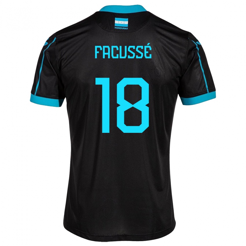 Damen Honduras Enrique Facussé #18 Schwarz Auswärtstrikot Trikot 24-26 T-Shirt Schweiz