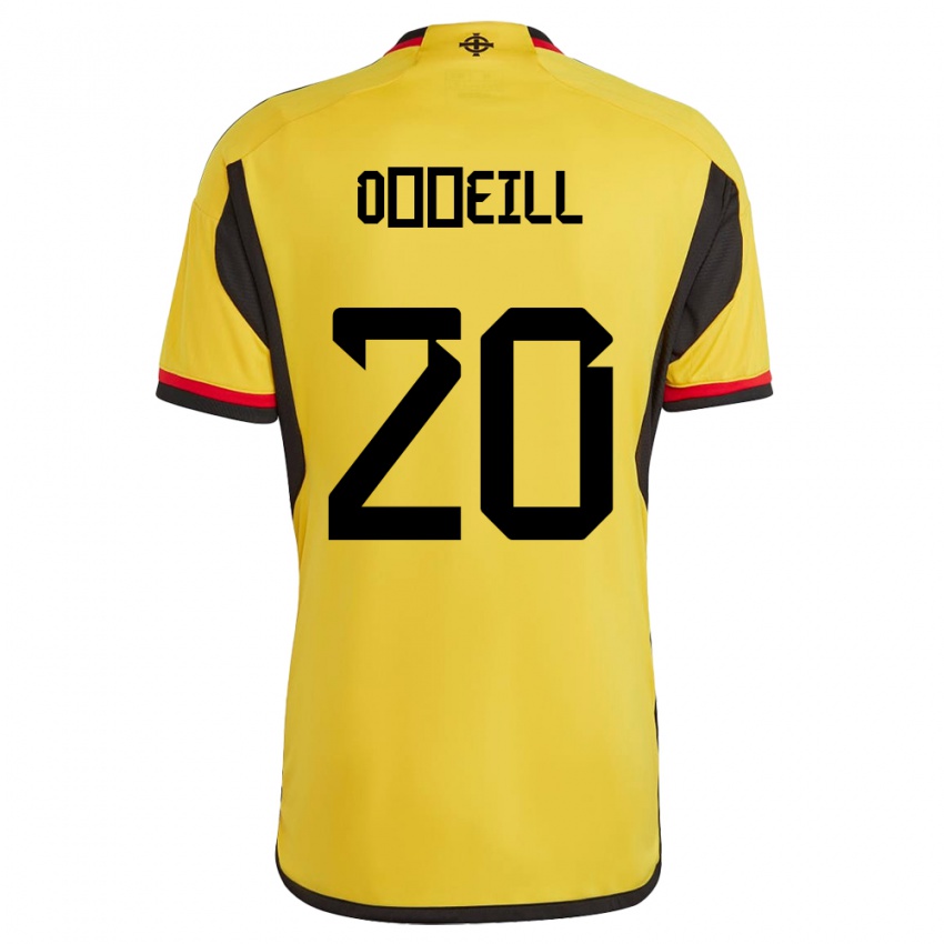 Damen Nordirland Ceadach O’neill #20 Weiß Auswärtstrikot Trikot 24-26 T-Shirt Schweiz