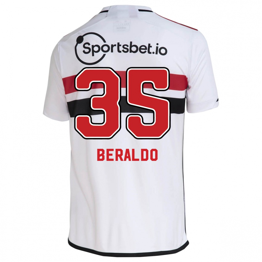Kinder Lucas Beraldo #35 Weiß Heimtrikot Trikot 2023/24 T-Shirt Schweiz