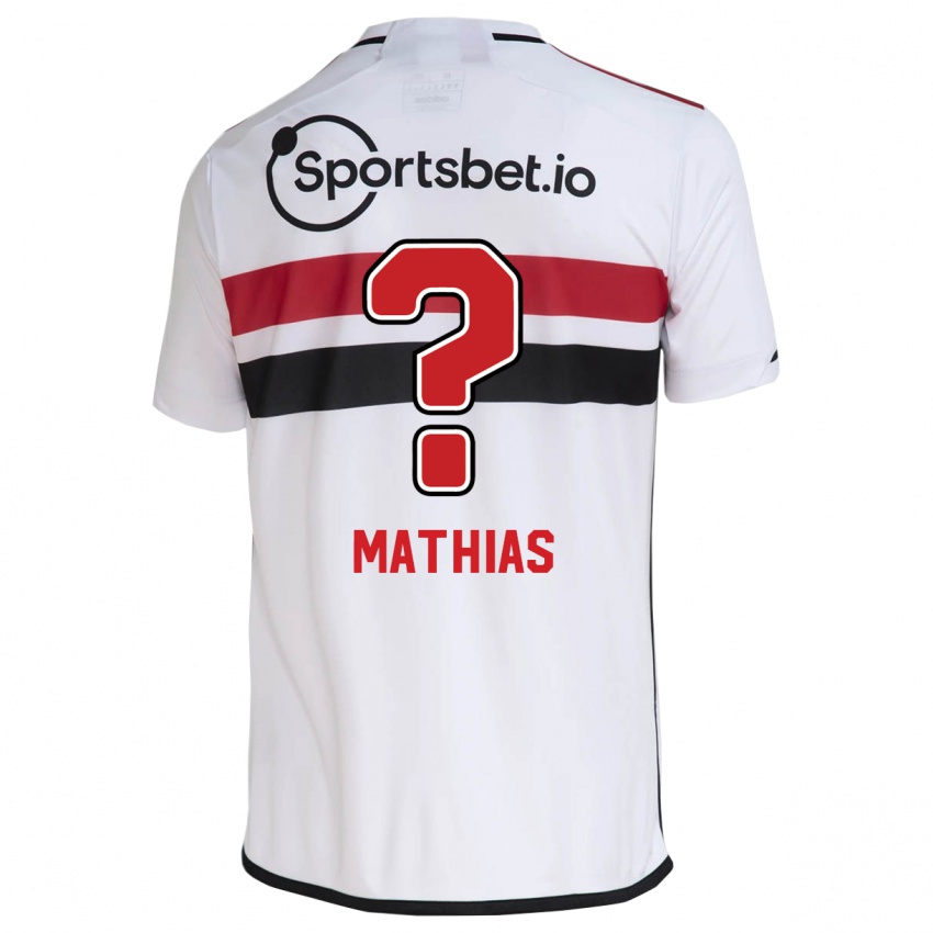 Kinder Leandro Mathias #0 Weiß Heimtrikot Trikot 2023/24 T-Shirt Schweiz