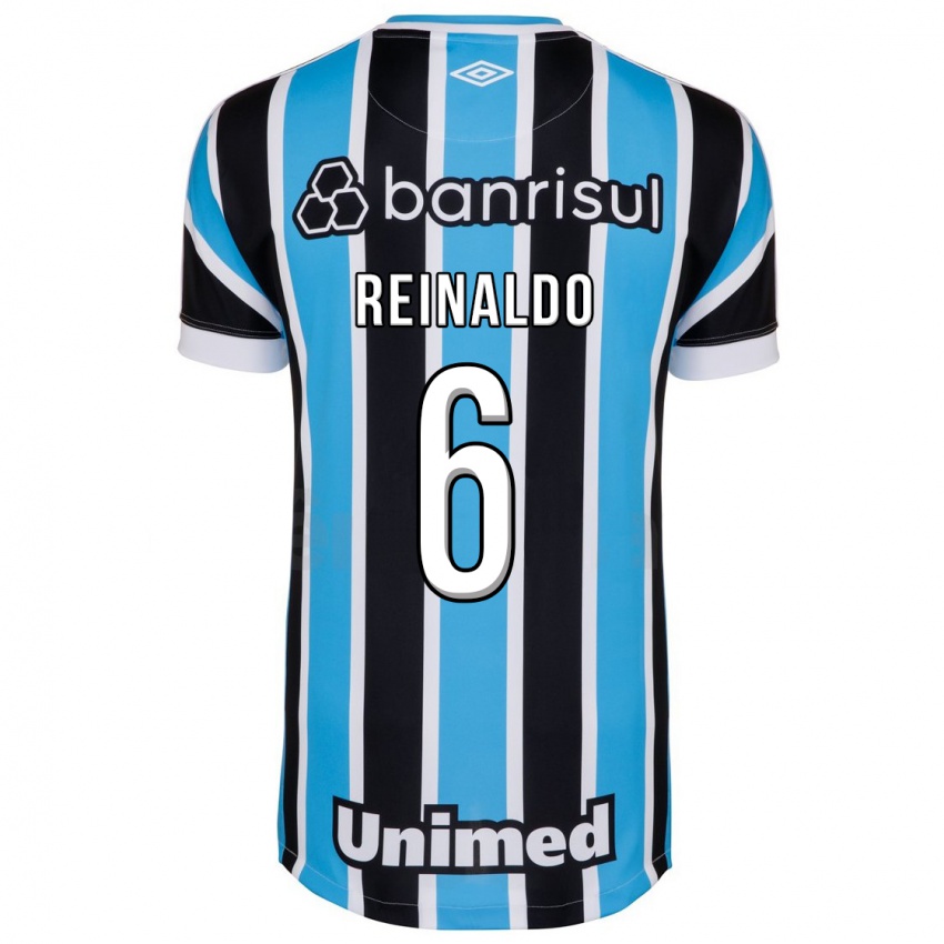 Kinder Reinaldo #6 Blau Heimtrikot Trikot 2023/24 T-Shirt Schweiz