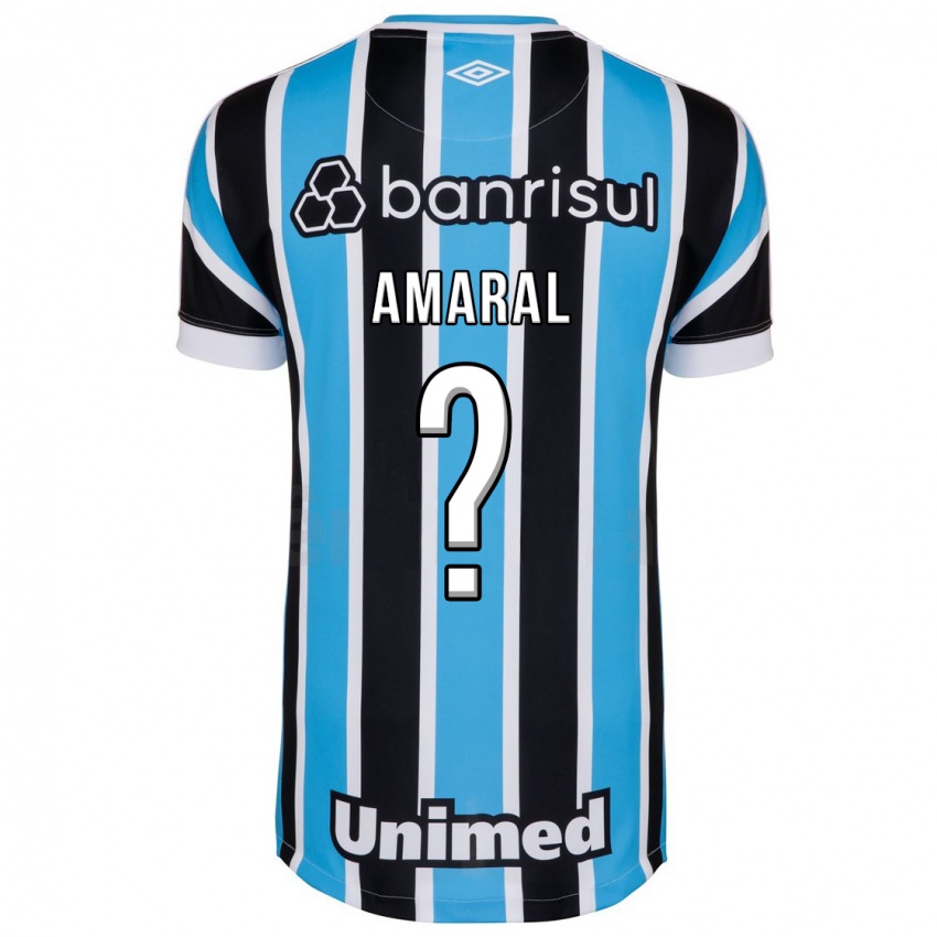 Kinder Lucas Amaral #0 Blau Heimtrikot Trikot 2023/24 T-Shirt Schweiz