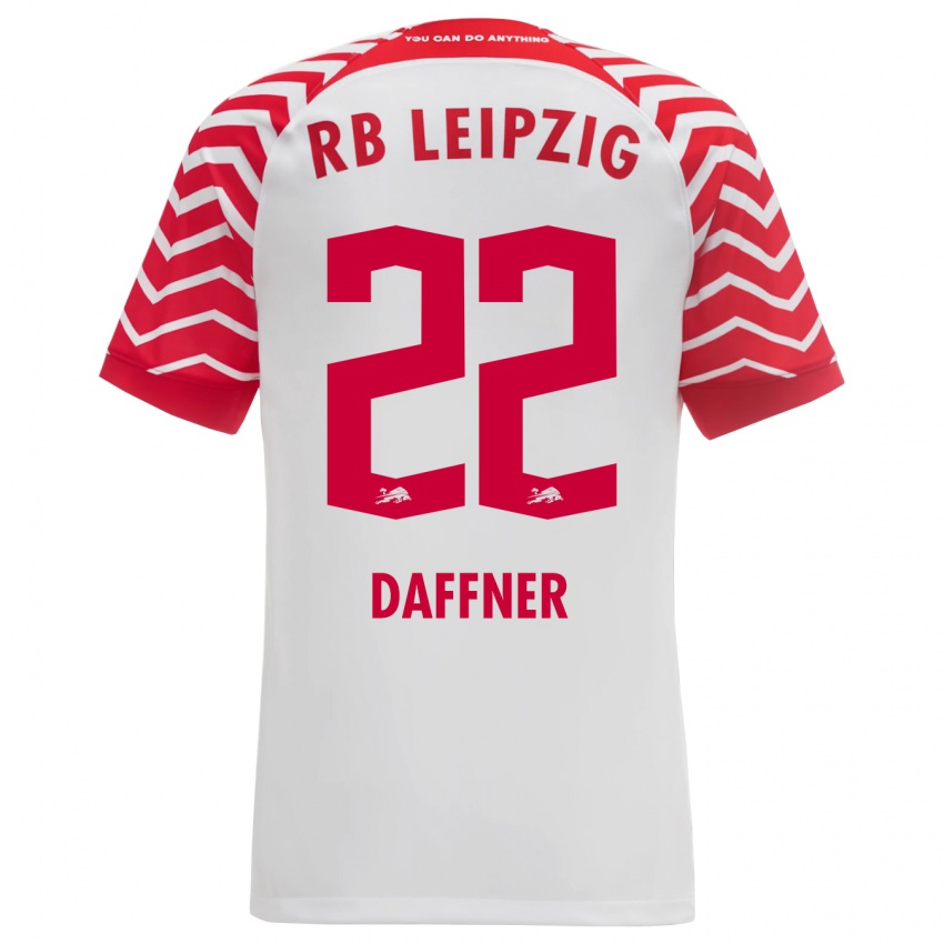 Kinder Felix Daffner #22 Weiß Heimtrikot Trikot 2023/24 T-Shirt Schweiz