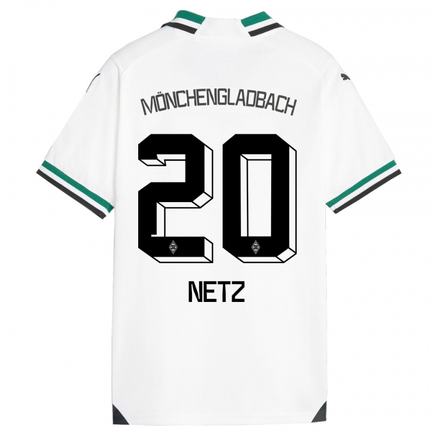 Kinder Luca Netz #20 Weiß Grün Heimtrikot Trikot 2023/24 T-Shirt Schweiz