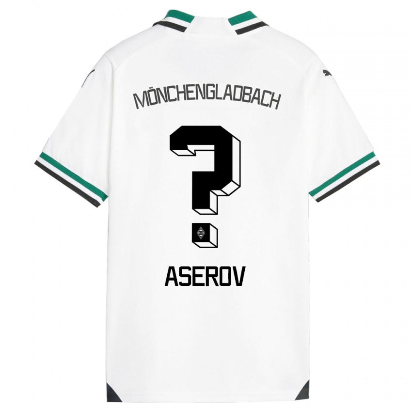 Kinder Daniel Aserov #0 Weiß Grün Heimtrikot Trikot 2023/24 T-Shirt Schweiz