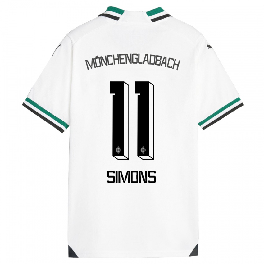Kinder Kelly Simons #11 Weiß Grün Heimtrikot Trikot 2023/24 T-Shirt Schweiz