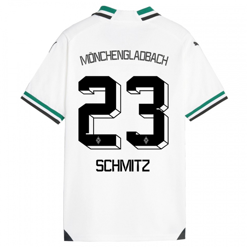 Kinder Sarah Schmitz #23 Weiß Grün Heimtrikot Trikot 2023/24 T-Shirt Schweiz