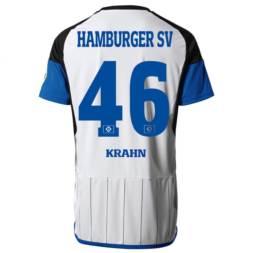 Kinder Elijah Krahn #46 Weiß Heimtrikot Trikot 2023/24 T-Shirt Schweiz