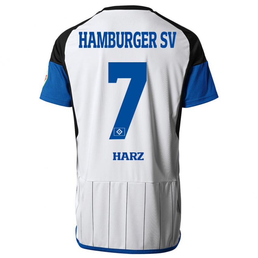 Kinder Theo Harz #7 Weiß Heimtrikot Trikot 2023/24 T-Shirt Schweiz