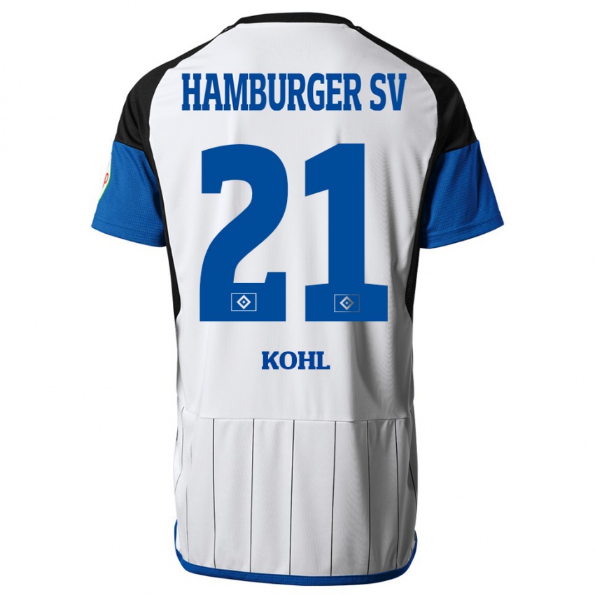 Kinder Ohene Köhl #21 Weiß Heimtrikot Trikot 2023/24 T-Shirt Schweiz