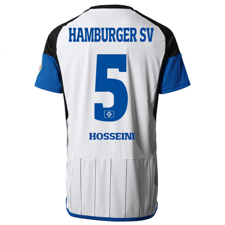 Kinder Reza Hosseini #5 Weiß Heimtrikot Trikot 2023/24 T-Shirt Schweiz