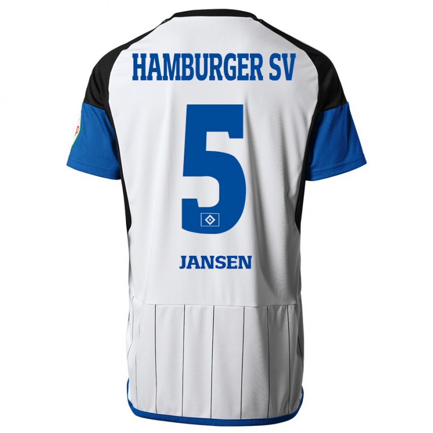 Kinder Marcell Jansen #5 Weiß Heimtrikot Trikot 2023/24 T-Shirt Schweiz