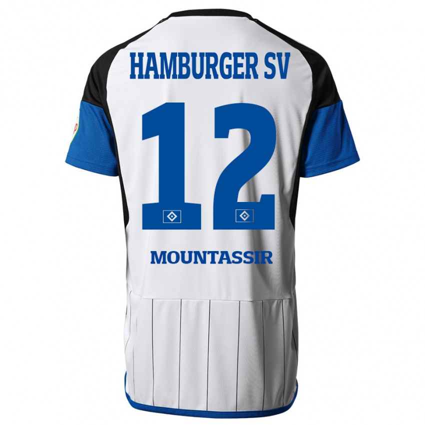 Kinder Youssef Mountassir #12 Weiß Heimtrikot Trikot 2023/24 T-Shirt Schweiz