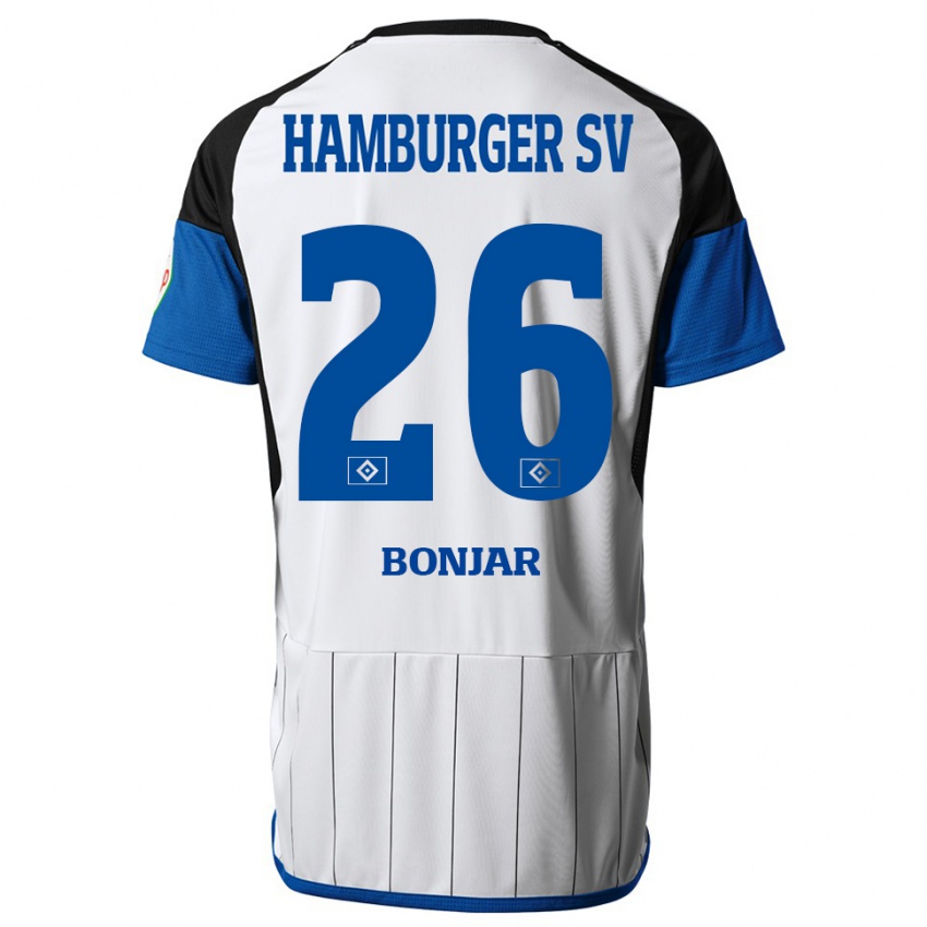 Kinder Amir Bonjar #26 Weiß Heimtrikot Trikot 2023/24 T-Shirt Schweiz