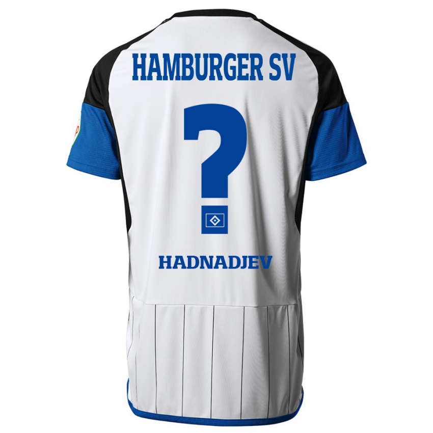 Kinder Marko Hadnadjev #0 Weiß Heimtrikot Trikot 2023/24 T-Shirt Schweiz