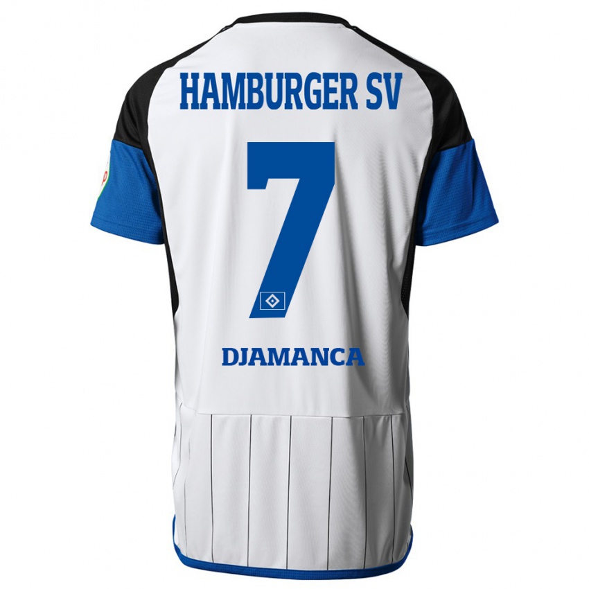 Kinder Ismaila Djamanca #7 Weiß Heimtrikot Trikot 2023/24 T-Shirt Schweiz