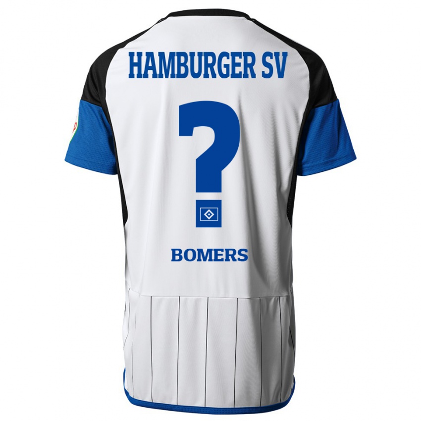 Kinder Henrik Bomers #0 Weiß Heimtrikot Trikot 2023/24 T-Shirt Schweiz