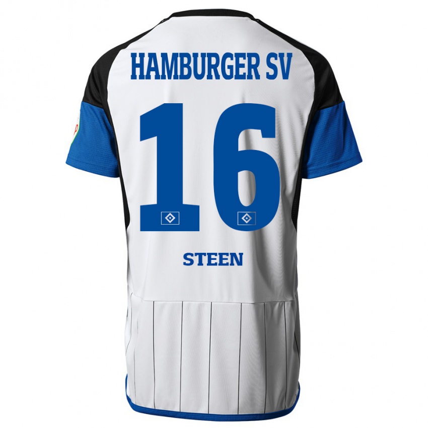 Kinder Maya Steen #16 Weiß Heimtrikot Trikot 2023/24 T-Shirt Schweiz