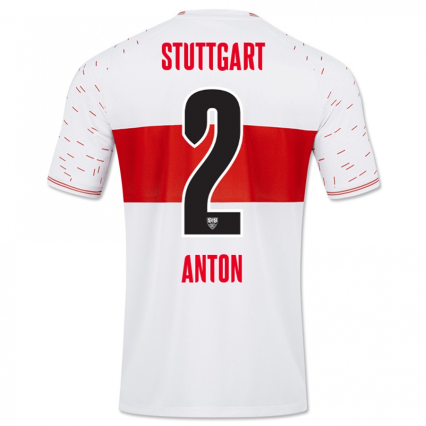 Kinder Waldemar Anton #2 Weiß Heimtrikot Trikot 2023/24 T-Shirt Schweiz