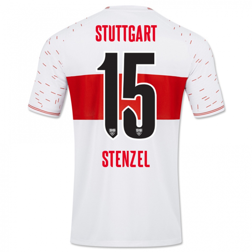 Kinder Pascal Stenzel #15 Weiß Heimtrikot Trikot 2023/24 T-Shirt Schweiz